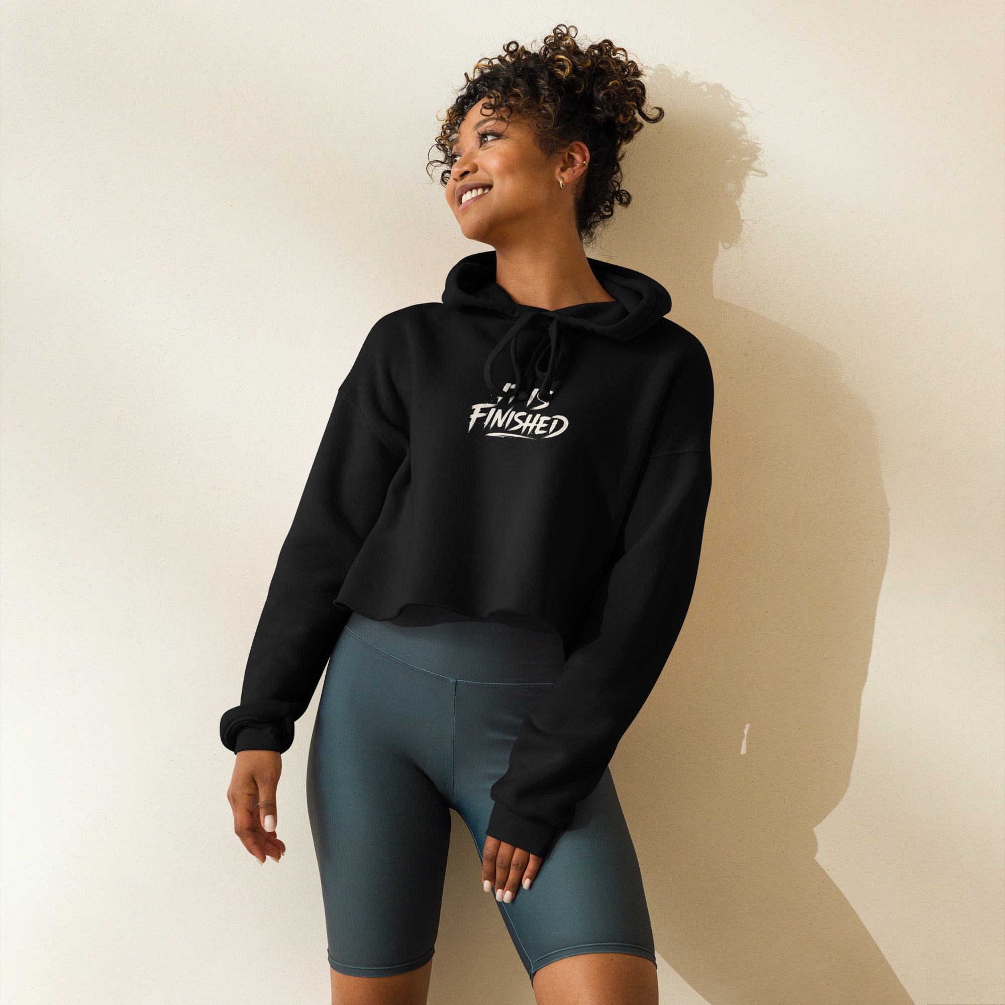 Crucified Lamb Crop Hoodie – PRESENCE CO